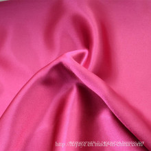 Tissu en satin élastique en polyester pour vêtement Doublure